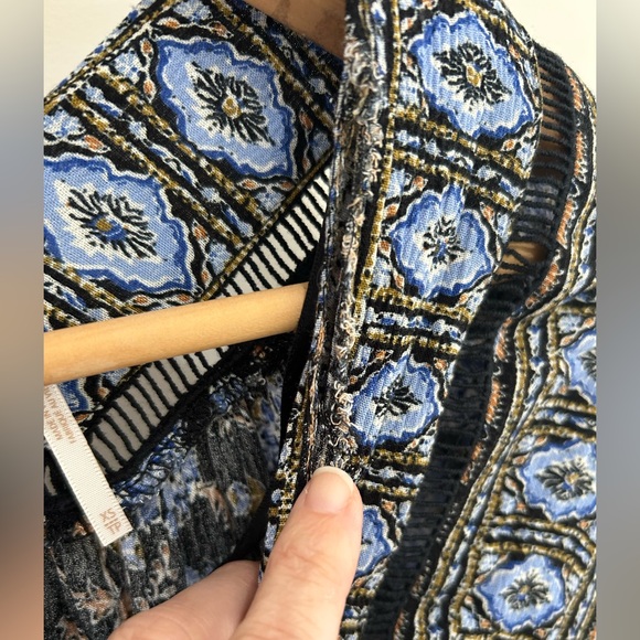 Free People Anthropologie Moonlight Dance Dress Tunic Boho Bohemian Flora XS - Picture 11 of 14